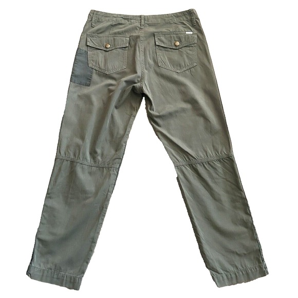 Olive Green Women's Cargo Pants - Picture 6 of 16